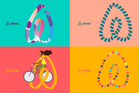 企業(yè)vi設(shè)計升級后的成功品牌-Airbnb